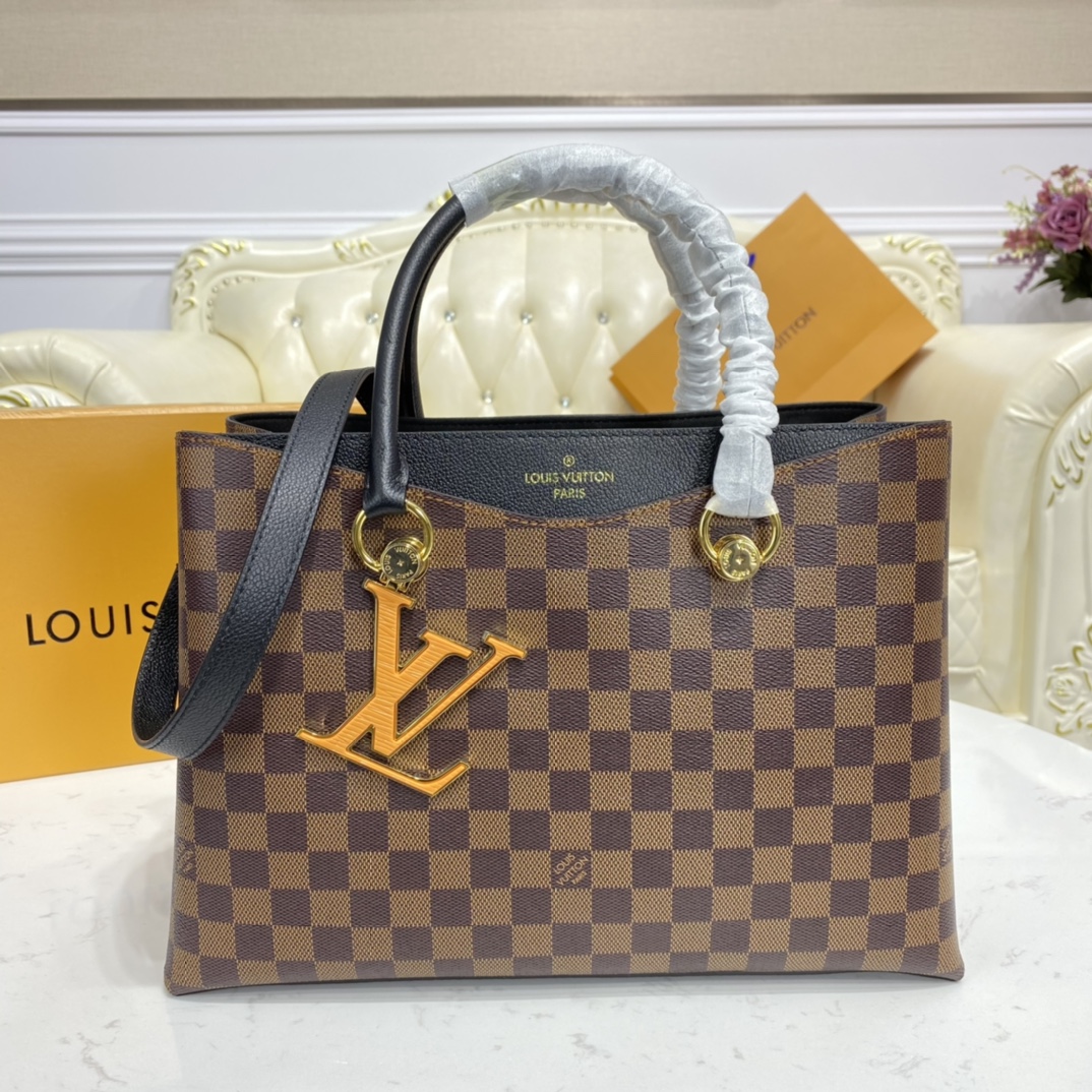 Louis Vuitton LV RIVERSIDE Tote Handbag Damier Ebene N40050 